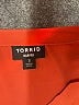 Torrid 100% Polyester Red 3/4 Sleeve Blouse Size 3X Plus (3) - photo 7