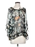 Johnny Was Gray 3/4 Sleeve Blouse Size S - photo 1
