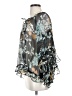 Johnny Was Gray 3/4 Sleeve Blouse Size S - photo 5