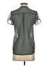 Alice Blue 100% Polyester Gray Short Sleeve Blouse Size XS - photo 2