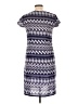 Assorted Brands Chevron-herringbone Blue Casual Dress Size L - photo 2