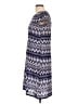 Assorted Brands Chevron-herringbone Blue Casual Dress Size L - photo 5