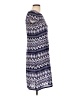 Assorted Brands Chevron-herringbone Blue Casual Dress Size L - photo 4
