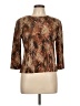 Chico's Design Brown 3/4 Sleeve Blouse Size Lg (2) - photo 1