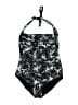 Assorted Brands Print Black One Piece Swimsuit Size XXL - photo 1