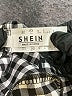 Shein 100% Polyester Checkered-gingham White Casual Pants Size XS - photo 7