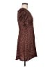 Gap 100% Rayon Floral Brown Casual Dress Size M - photo 4