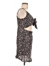 Zaful 100% Polyester Animal Print Blue Cocktail Dress Size M - photo 4