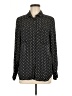 Premise Studio 100% Polyester Polka Dots Black Long Sleeve Blouse Size M - photo 1