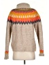 Saylor Chevron-herringbone Tan Pullover Sweater Size XS - photo 2