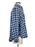 BDG Checkered-gingham Blue Long Sleeve Button-Down Shirt Size S - photo 4