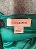Calligraphie 100% Polyester Teal Long Sleeve Blouse Size S - photo 7