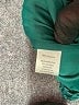 Calligraphie 100% Polyester Teal Long Sleeve Blouse Size S - photo 8