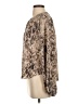 Evereve 100% Polyester Brown Long Sleeve Blouse Size XS - photo 5