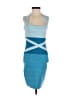 Stretta Color Block Blue Cocktail Dress Size XS - photo 1