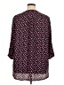 Maison d' Amelie 100% Polyester Hearts Black 3/4 Sleeve Blouse Size 1X - photo 2