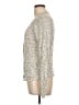 Rebecca Taylor Silver Cardigan Size L - photo 5