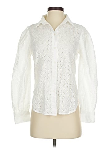 7 For All Mankind Long Sleeve Blouse (view 1)