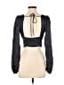 Zara Black 3/4 Sleeve Blouse Size S - photo 2