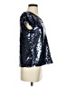 Leifsdottir Metallic Silver Short Sleeve Top Size S - photo 4