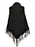 Time and Tru Black Poncho One size - photo 2