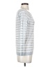 DKNYC Stripes Silver Pullover Sweater Size XS - photo 4