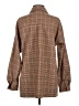 Princess Polly Houndstooth Brown Long Sleeve Button-Down Shirt Size 2 - photo 2