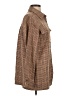 Princess Polly Houndstooth Brown Long Sleeve Button-Down Shirt Size 2 - photo 4