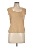 Apostrophe Tan Sleeveless Top Size L - photo 1