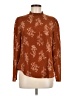 Shein 100% Polyester Brown Long Sleeve Blouse Size M - photo 1