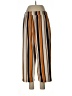 SOHO Apparel Ltd Stripes Brown Casual Pants Size M - photo 2