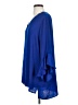 Investments Blue 3/4 Sleeve Blouse Size M - photo 5