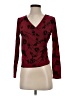 Carlisle Burgundy Long Sleeve Top Size S - photo 1