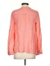 Maeve 100% Rayon Solid Pink Long Sleeve Blouse Size 4 - photo 2