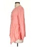 Maeve 100% Rayon Solid Pink Long Sleeve Blouse Size 4 - photo 5