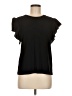 DKNY 100% Polyester Black Short Sleeve Top Size M - photo 1