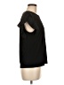 DKNY 100% Polyester Black Short Sleeve Top Size M - photo 4