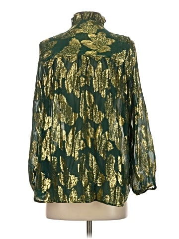 mille Resort & Travel Long Sleeve Silk Top (view 2)