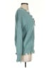 Peach Love 100% Cotton Teal Green Pullover Sweater Size S - photo 4
