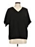 Shein 100% Polyester Black Short Sleeve Top Size 6 - photo 1