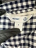 Old Navy 100% Cotton Checkered-gingham Blue Long Sleeve Button-Down Shirt Size M - photo 7