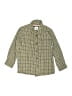 Columbia 100% Cotton Checkered-gingham Green Long Sleeve Button-Down Shirt Size 6 - photo 1
