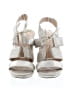 Nina Metallic Silver Gold Heels Size 8 1/2 - photo 2