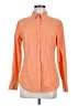 Kenar 100% Cotton Orange Long Sleeve Button-Down Shirt Size M - photo 1