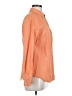 Kenar 100% Cotton Orange Long Sleeve Button-Down Shirt Size M - photo 4
