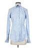 Georg Roth 100% Cotton Blue Long Sleeve Button-Down Shirt Size XS - photo 1