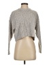 American Eagle Outfitters Metallic Gray Pullover Sweater Size S - photo 1