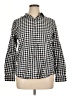 Amazon Essentials Checkered-gingham Black Long Sleeve Button-Down Shirt Size XL - photo 1