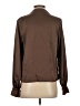 Shein 100% Polyester Brown Long Sleeve Blouse Size 4 - photo 2
