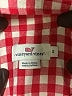 Vineyard Vines 100% Cotton Checkered-gingham Red Long Sleeve Blouse Size 0 - photo 6